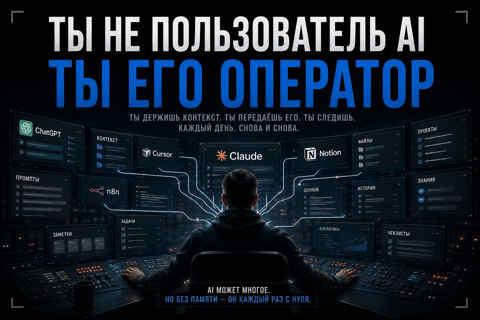 Скиллы для Claude Code: передай память AI — и перестань быть оператором